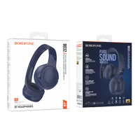 Накладные беспроводные наушники BOROFONE BO32 Show Blue