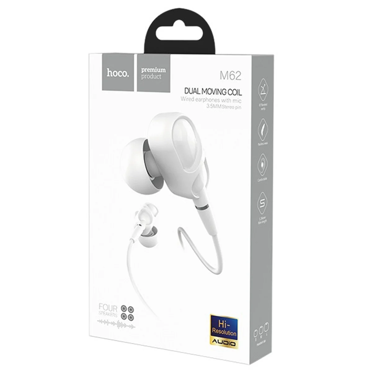 Стерео Наушники Hoco M62 Белый