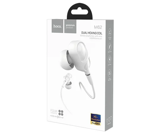 Стерео Наушники Hoco M62 Белый
