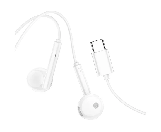 Наушники Borofone BM82 Art music to Type-C White