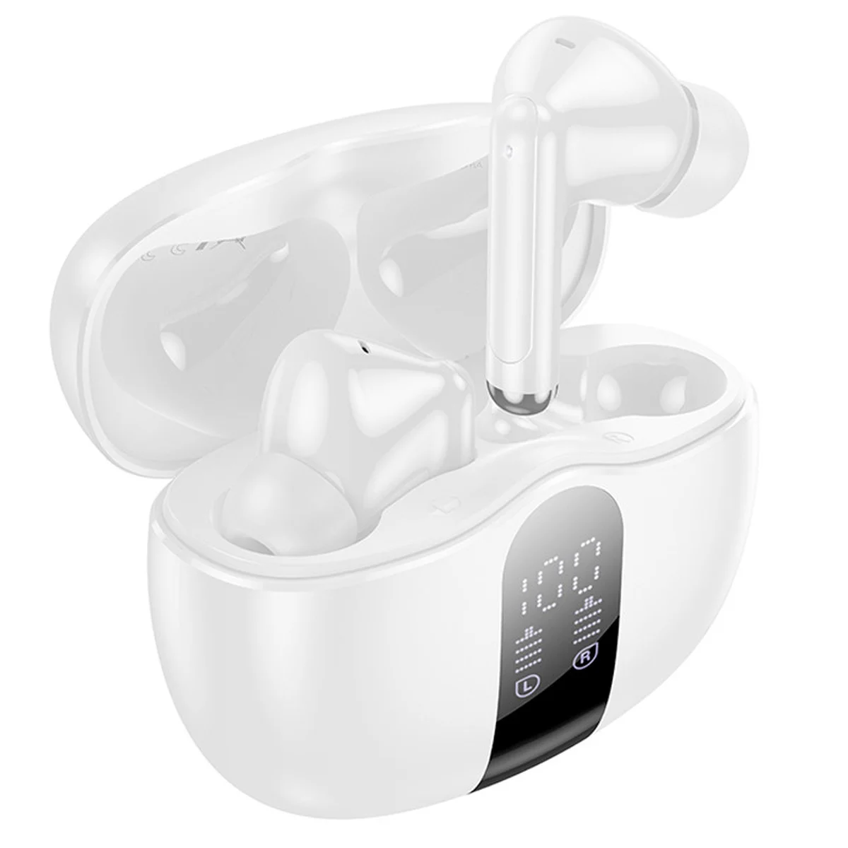 Беспроводные TWS наушники BOROFONE FQ3 Soulmate ANC+ENC White