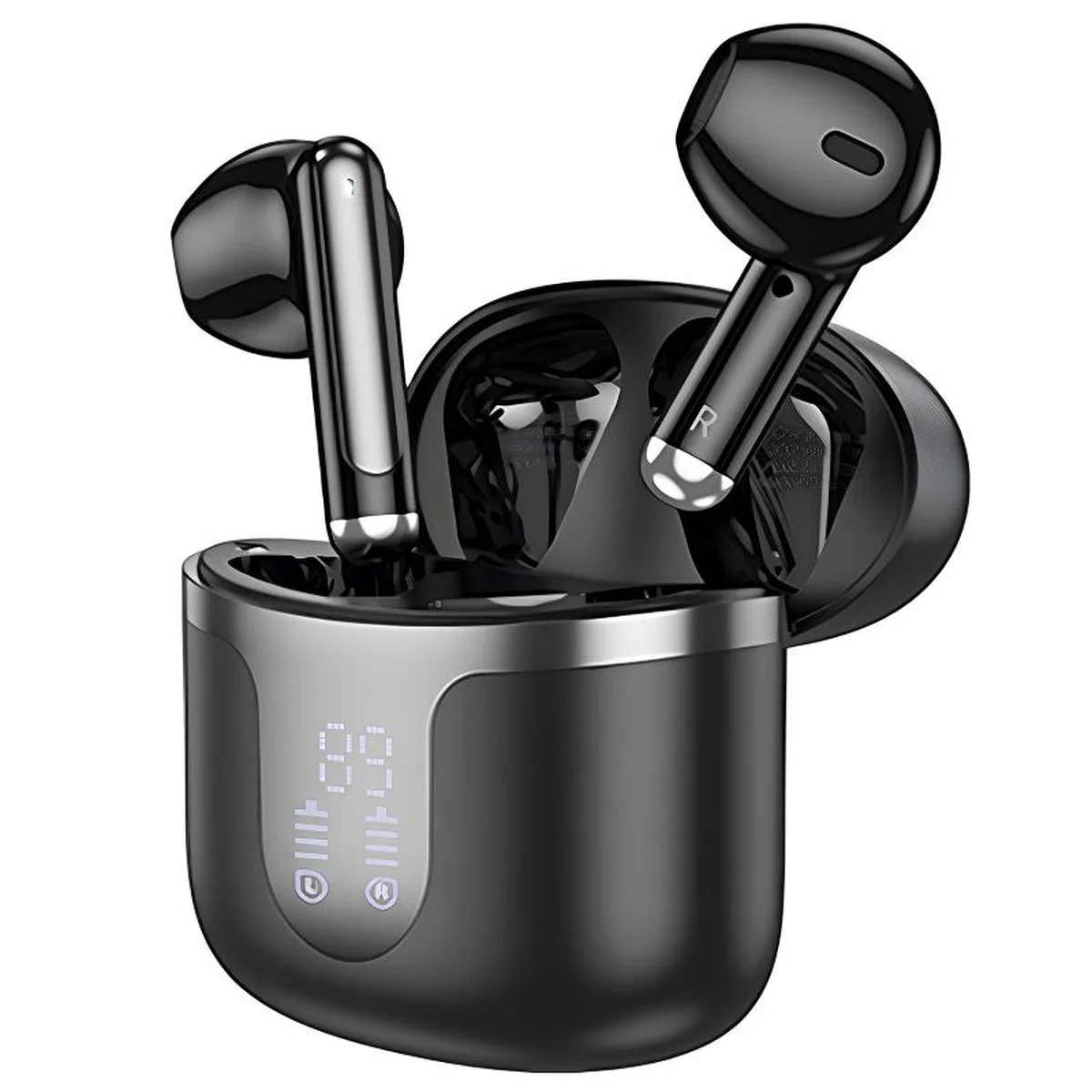 Беспроводные TWS наушники Hoco EQ7 Snowflake Black