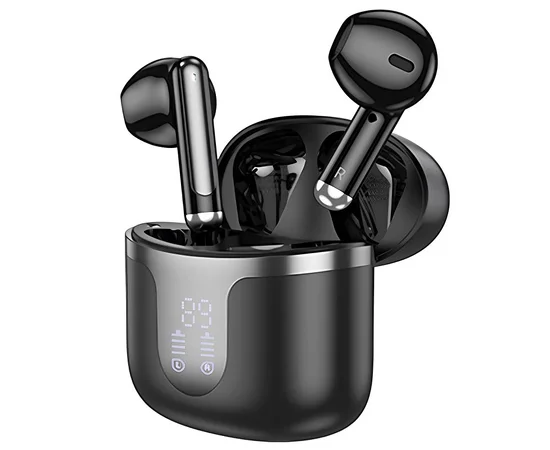 Беспроводные TWS наушники Hoco EQ7 Snowflake Black