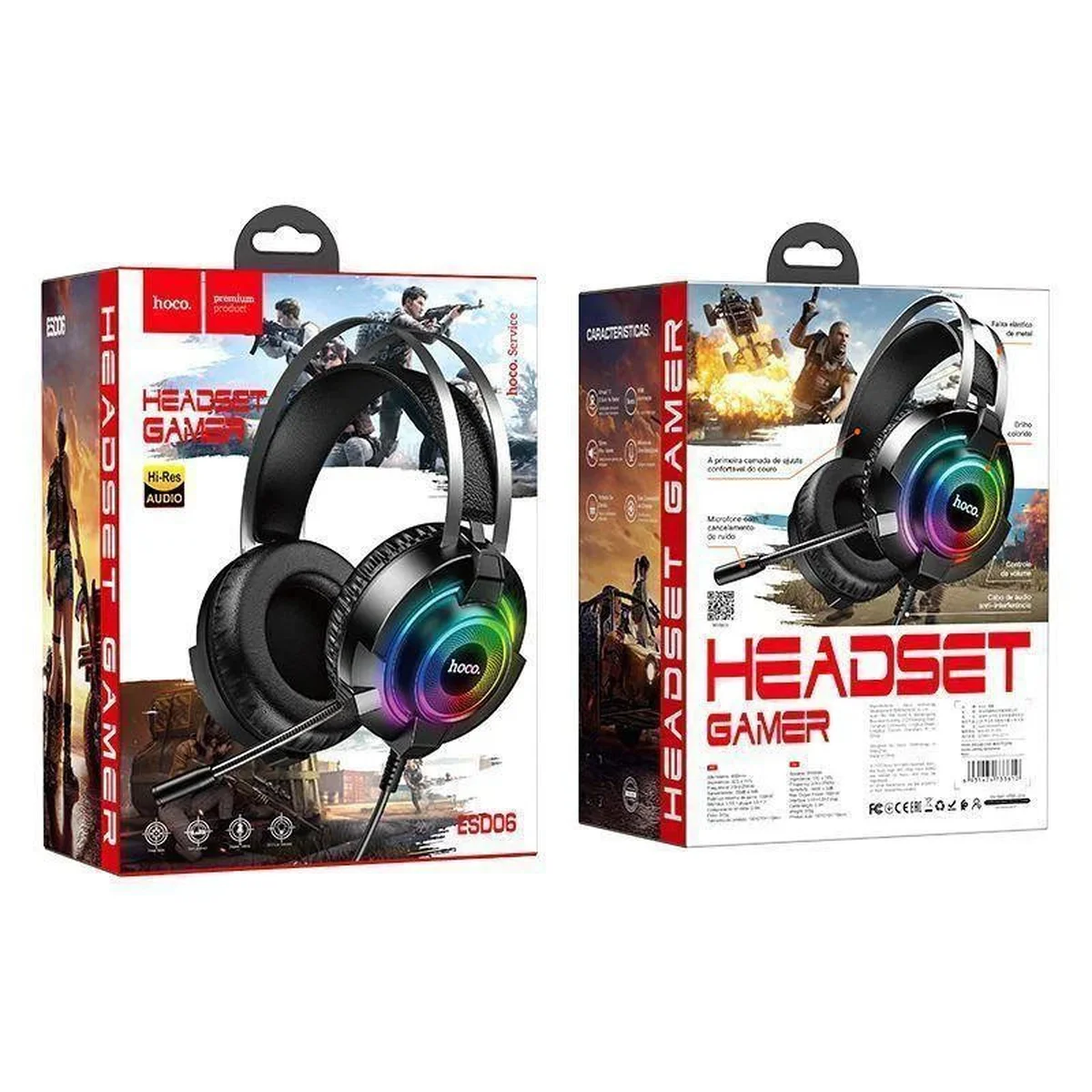 Стерео Навушники Hoco ESD06 Чорний