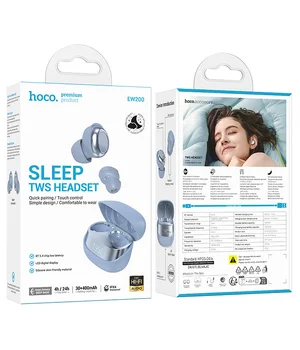 Бездротові TWS навушники Hoco EW200 Elegant Blue