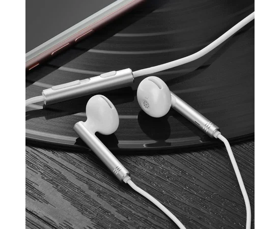 Стерео наушники Hoco M26 Zorun Серебряный