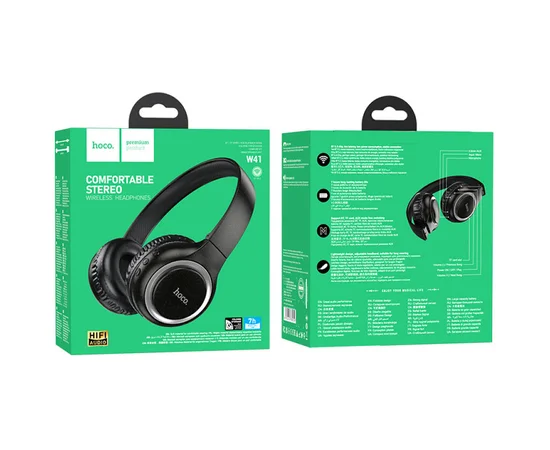 Bluetooth наушники Hoco W41 Charm Black