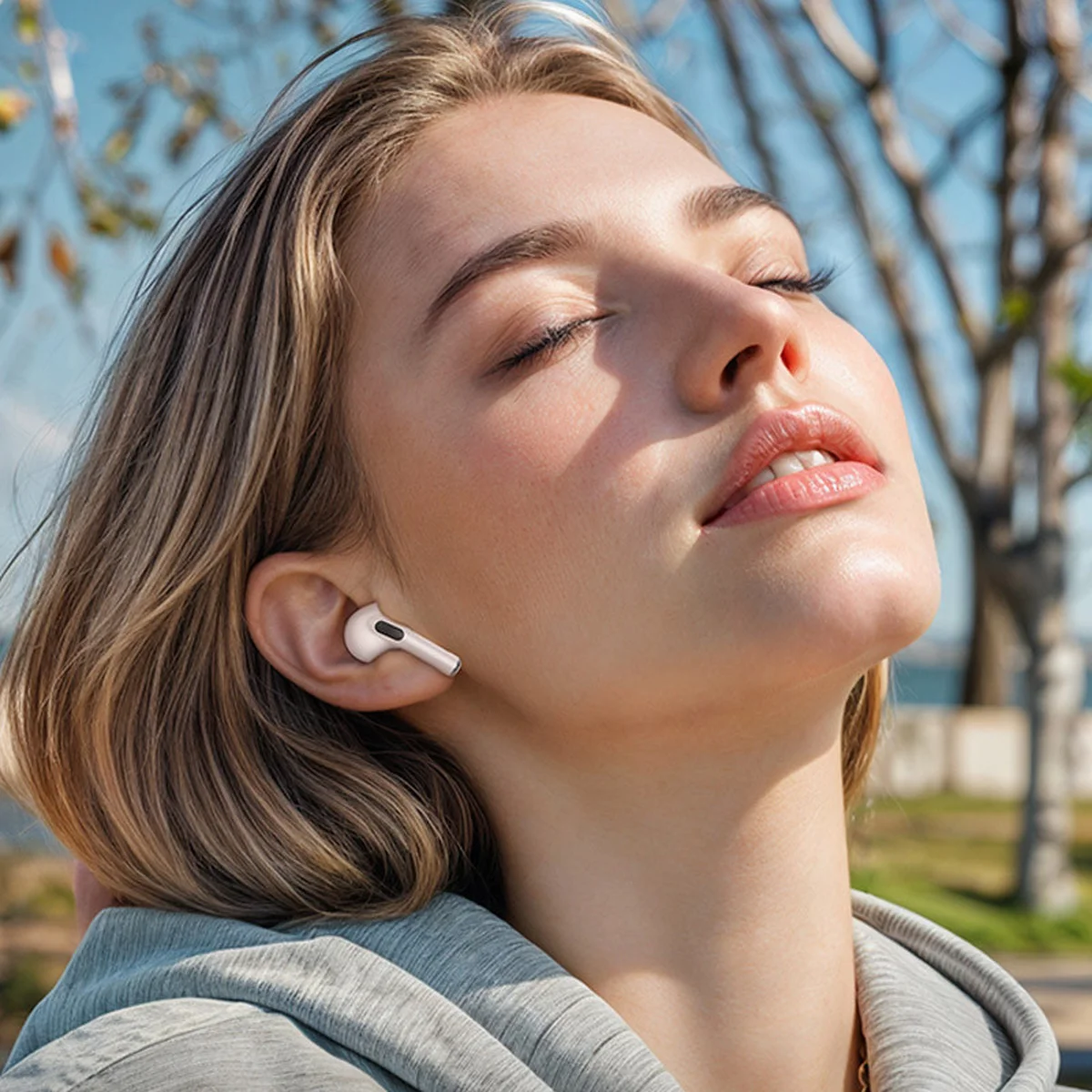 Беспроводные TWS наушники BOROFONE BW84 Dream White