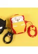Силиконовый футляр Marvel & DC series для наушников AirPods2 + кольцо Iron Man / Красный