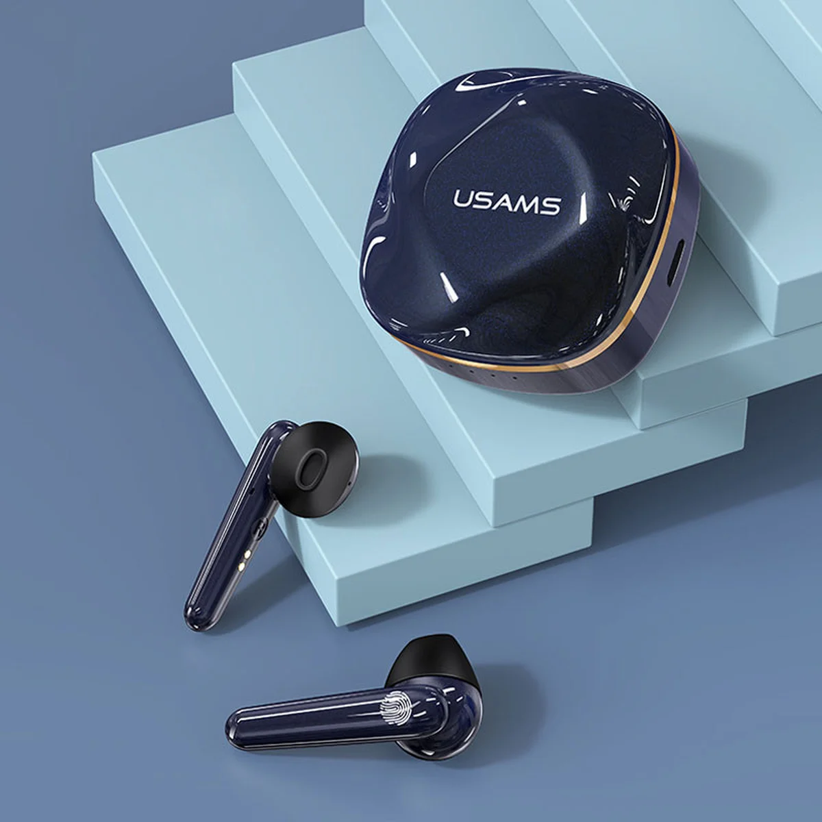 Беспроводные TWS наушники USAMS-SD BT 5.0 Синий