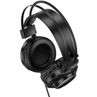 Накладные наушники Hoco W110 Resource (USB+3.5mm/2m) Black