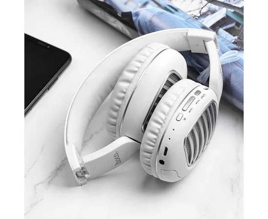 Bluetooth наушники Hoco W23 Белый