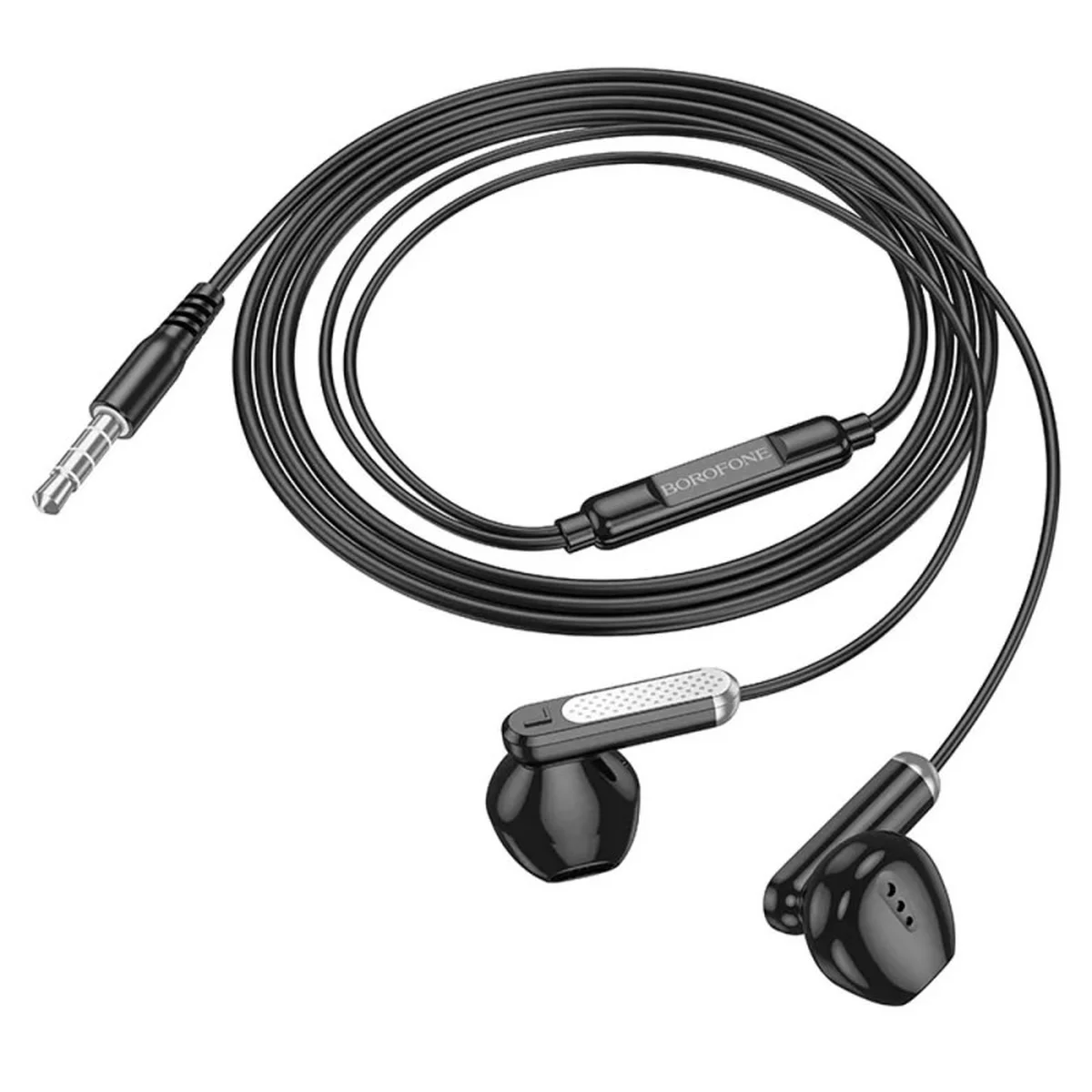 Наушники Borofone BM89 Surpass universal (3.5mm/1.2m) Black