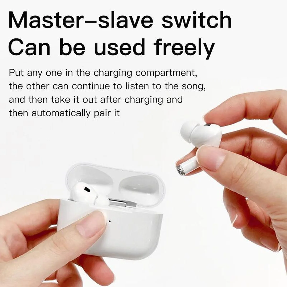 Беспроводные наушники Air Pro 1/1 Белый