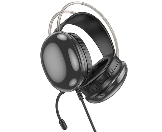 Накладні навушники Hoco W109 Plus Rich USB7.1 channel gaming Black