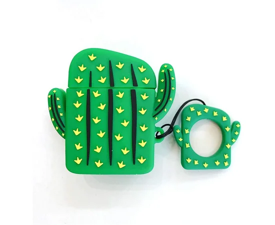 Силиконовый футляр Smile Fruits series для наушников AirPods Cactus