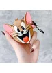Силиконовый футляр Tom & Jerry series для наушников AirPods Pro + кольцо Джерри/Коричневый