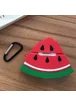 Силиконовый футляр Smile Fruits series для наушников AirPods + карабин Watermelon