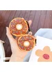 Силиконовый футляр Donut для наушников AirPods Коричневый