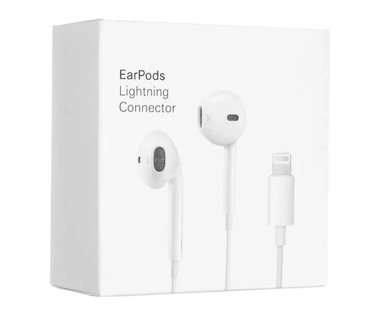 Наушники EarPods with Mic Lightning MMTN2ZM/A (AAA) Белый