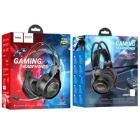 Накладные наушники Hoco W106 Tiger (3.5mm+3.5mm/1.8m) Black