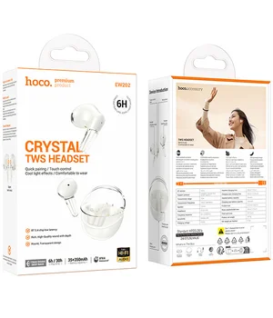 Беспроводные TWS наушники Hoco EW202 Magic Milky White