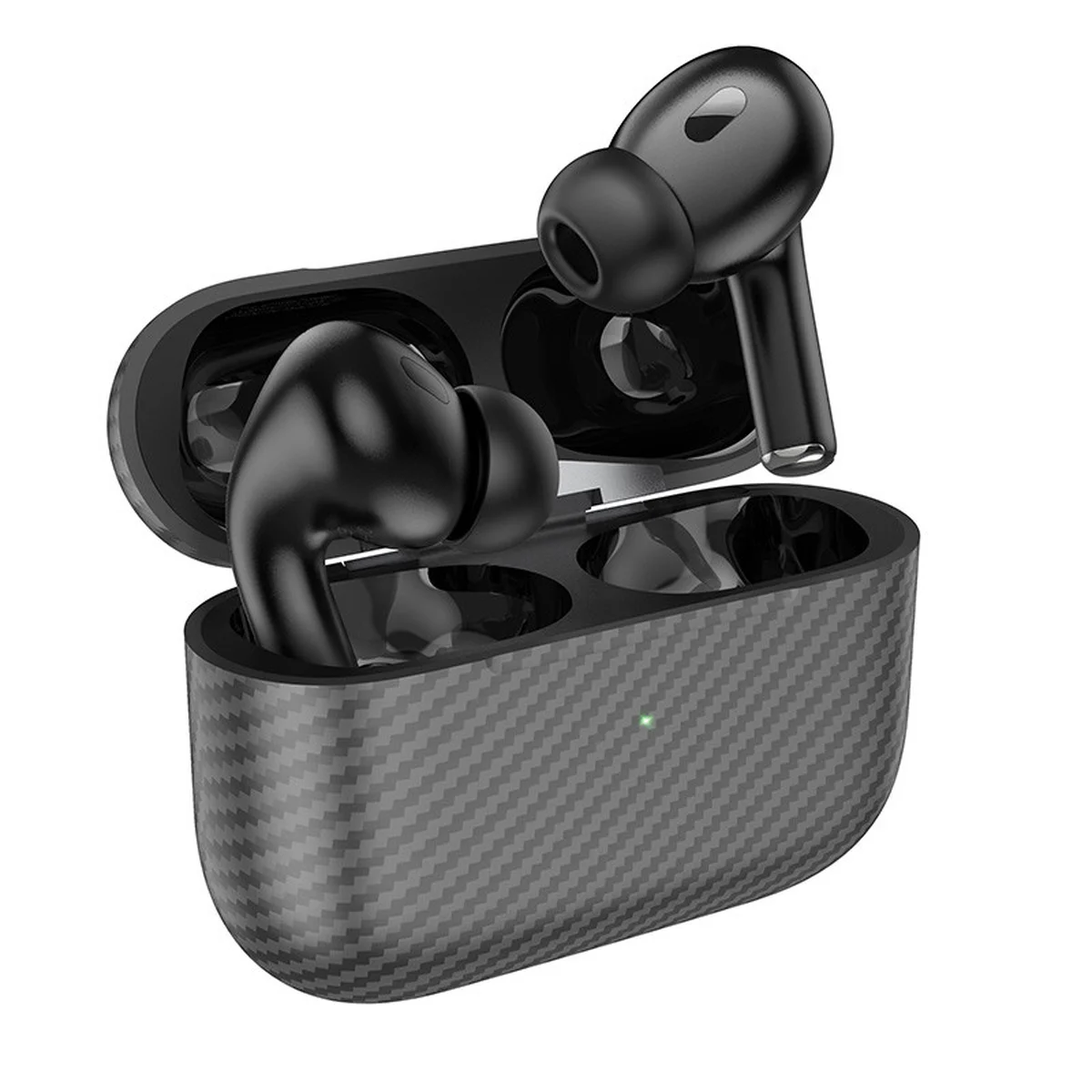 Бездротові навушники TWS Hoco EW47 Plus (carbon fiber pattern version) Black