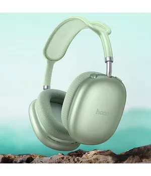 Накладные беспроводные наушники Hoco W55 Pleasing Green
