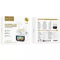 Бездротові TWS навушники Hoco EW88 Rampino with Touch Screen ANC White
