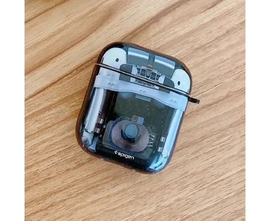 Футляр SGP Exquisite для наушников Airpods 1/2 Black