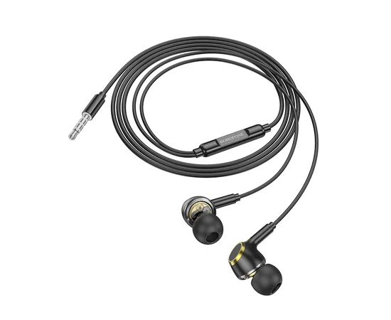 Навушники Borofone BM90 Miller universal (3.5mm/1.2m) Black