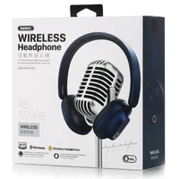 Bluetooth наушники Remax RB-550HB Синий