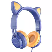 Навушники Hoco W36 Cat ear Midnight Blue