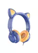 Наушники Hoco W36 Cat ear Midnight Blue