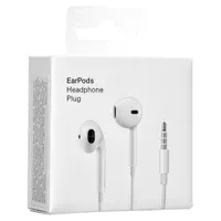 Гарнитура для Apple iPhone с регулировкой громкости, 3.5mm  (box) Белый