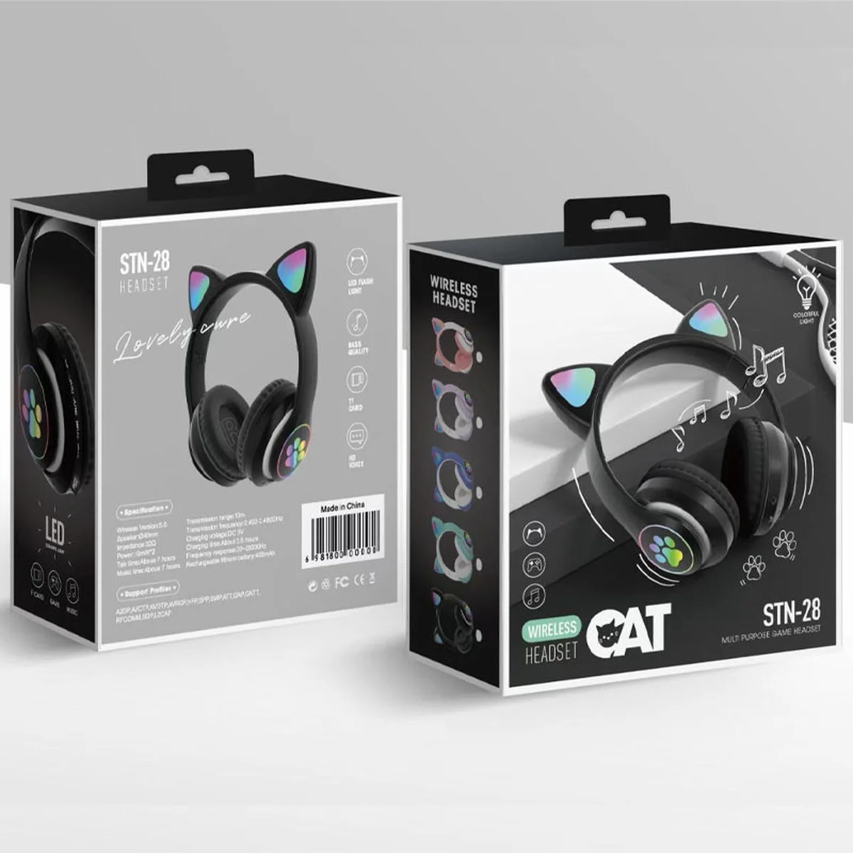 Bluetooth навушники Tucci STN-28 Чорний