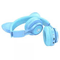 Наушники Hoco W39 Cat ear Blue