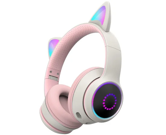 Bluetooth наушники Tucci K26 Белый / Розовый