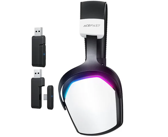 Накладные беспроводные наушники Acefast H11 Gaming White