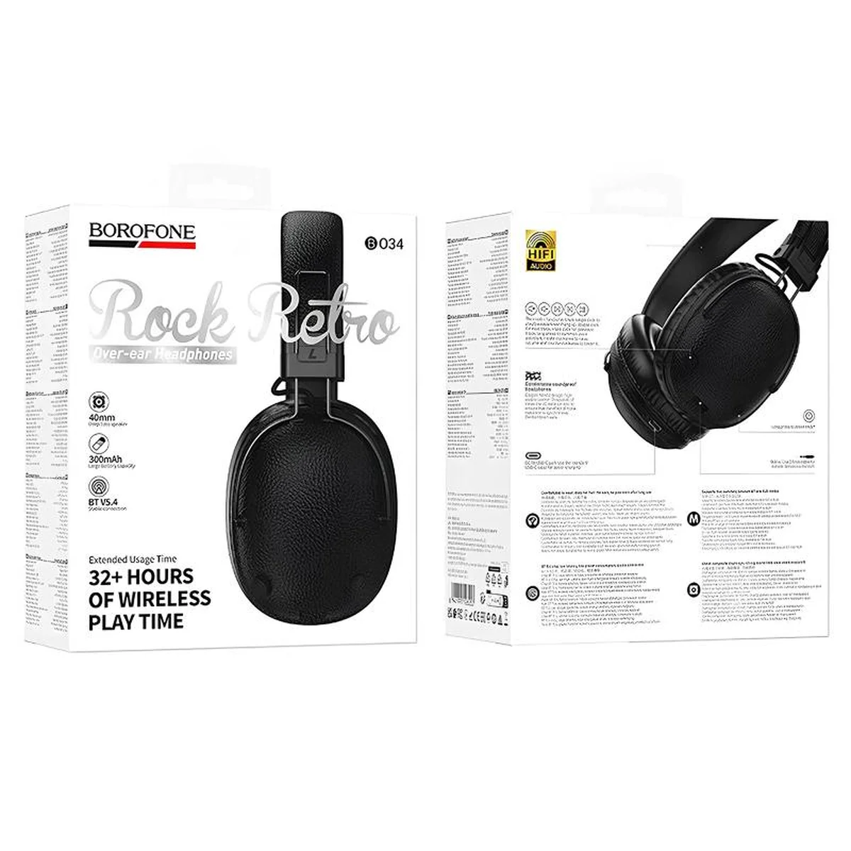 Накладные беспроводные наушники Borofone BO34 Suenos Black