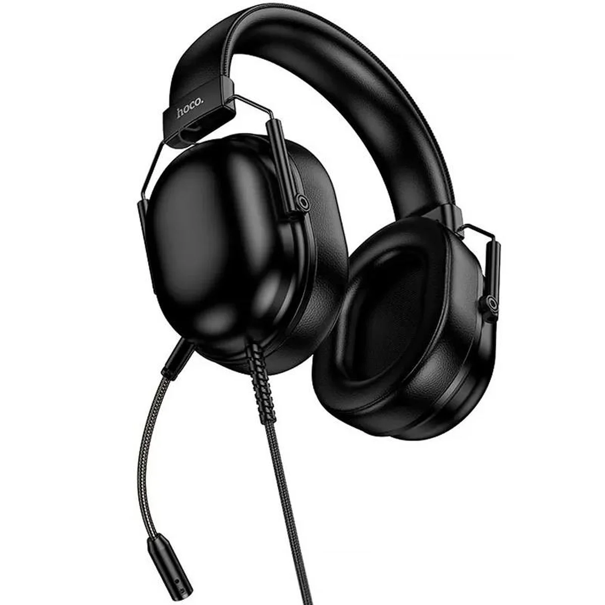 Накладные наушники Hoco W113 Dynamic (USB7.1+3.5mm/2m) Black