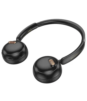 Накладные беспроводные наушники Hoco W62 Verso retro Black