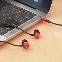 Наушники Borofone BM62 Prosperity universal Midnight red