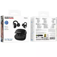 Беспроводные TWS наушники Borofone FQ14 Joy clip-on Black