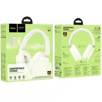 Накладные беспроводные наушники Hoco W51 Delightful Milky White