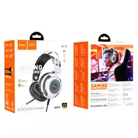 Накладні навушники Hoco W110 Resource (USB+3.5mm/2m) White