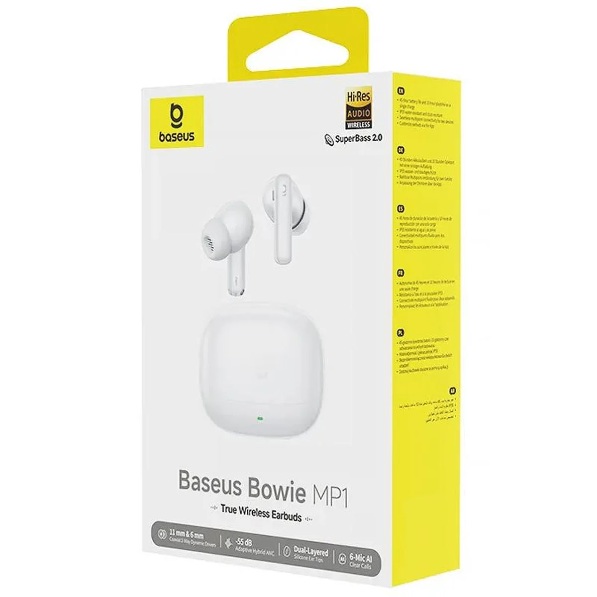 Беспроводные TWS наушники Baseus Bowie MP1 (A00106) Moon White