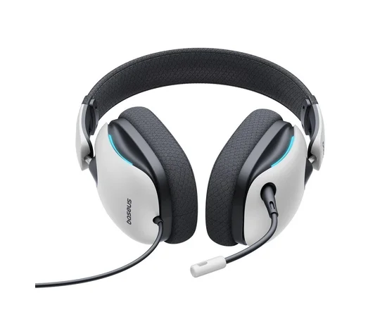 Накладні навушники Baseus OS GoPlay 1+ Max Gaming (USB-A/2m) (A00181003213-00) Moon White