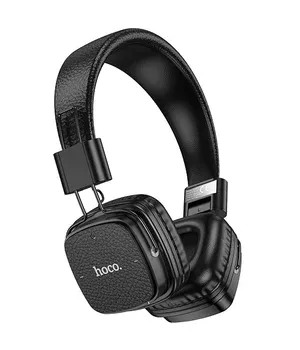 Накладні бездротові навушники Hoco W56 Earl Black