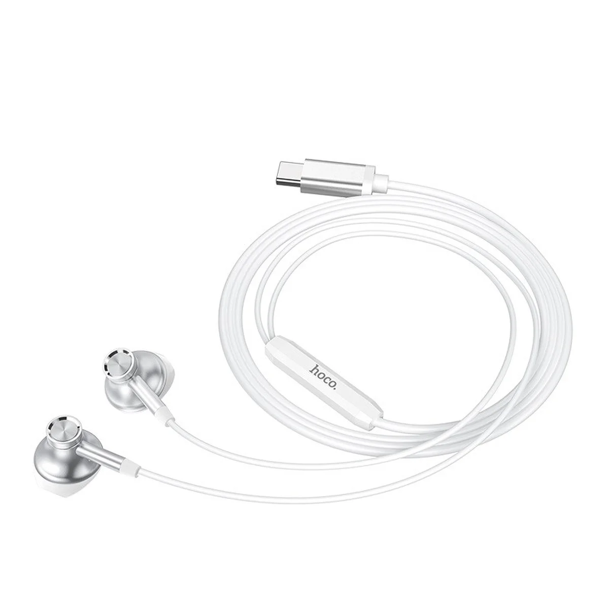 Стерео Наушники Hoco L13 Type-C Белый